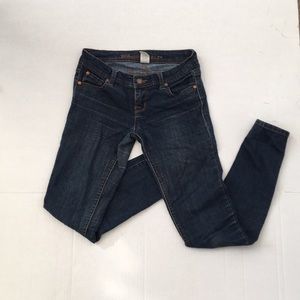 Dark blue skinny jeggings